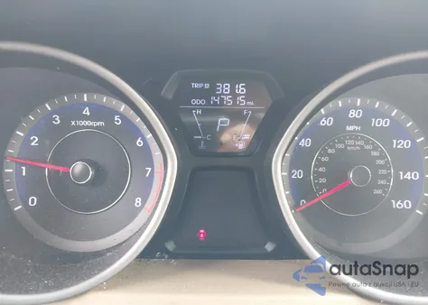 2013 Hyundai Elantra Gls from USA, damaged, VIN KMHDH4AE2DU740056